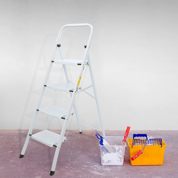 WFX Utility™ Nairobi 2.36 ft Steel Step Ladder with 300 lb. Load
